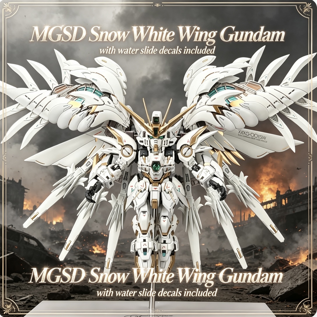 Model Kit Wing Zero - วิงซีโร่ MGSD ไบ่เสวี่ยจี โมเดลฟิกเกอร์ตกแต่งโต๊ะ, ของขวัญวันเกิด, ของเล่นตกแต่งฉากสุดฮิต,