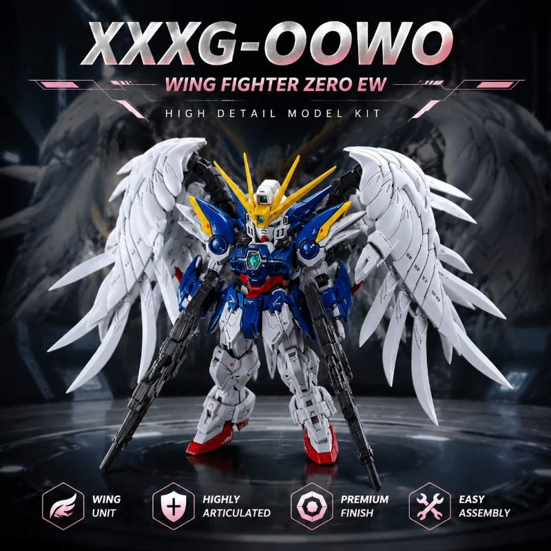 Model Kit Wing Zero - ชุดประกอบโมเดล Gl XXXG OOWO Wing Zero
