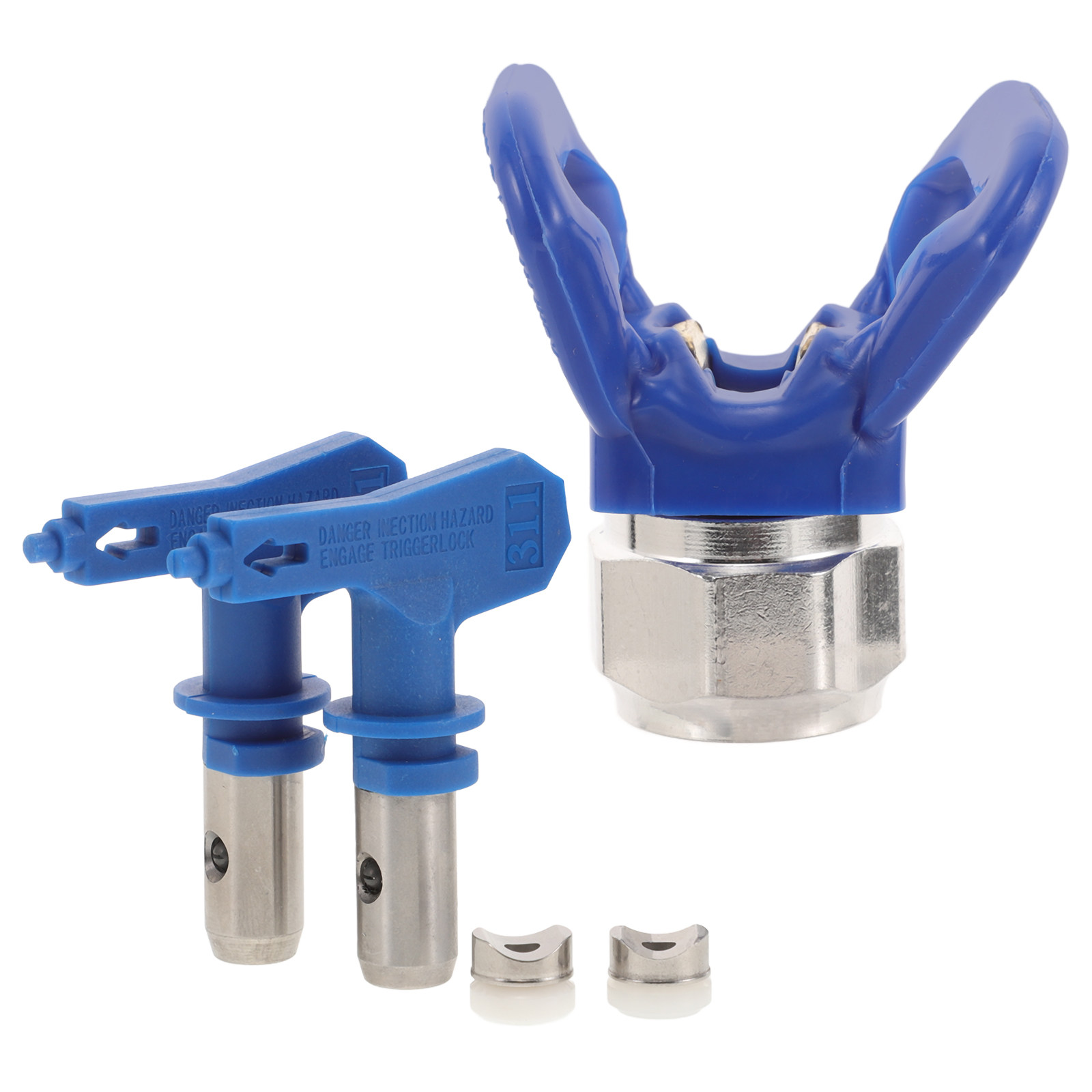 Airbrush Compressor Kit - เครื่องพ่นสีแบบใช้ลมอัด แอร์บรัช ตัวดักความชื้น หัวฉีด ชุดทำความสะอาดแบบไร้อากาศ น้ำยาทำความสะอาด