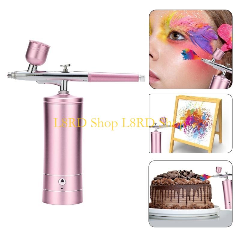 L8RD ไร้สาย Air แปรงปืน 0.3mm  - Airbrush Compressor Kit บทวิจารณ์และราคา