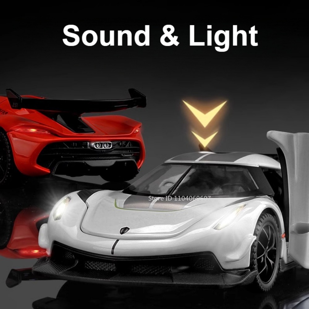 ขนาด 1:32 KNSG Jesko รถของเล่น - Model Kit Ferrari บทวิจารณ์และราคา