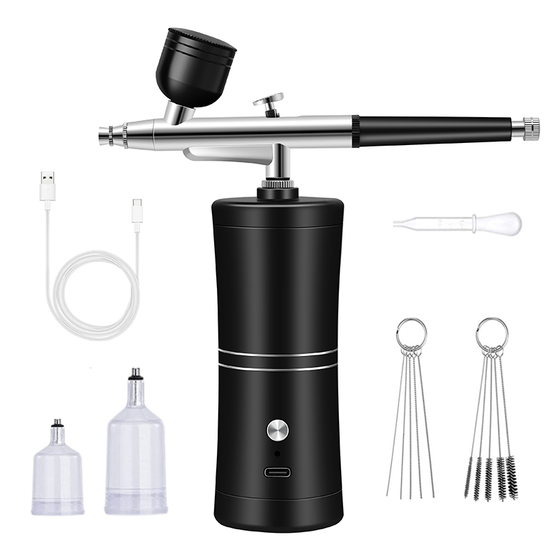 Airbrush สําหรับเล็บสีศิลปะแบบ - Airbrush Compressor Kit บทวิจารณ์และราคา