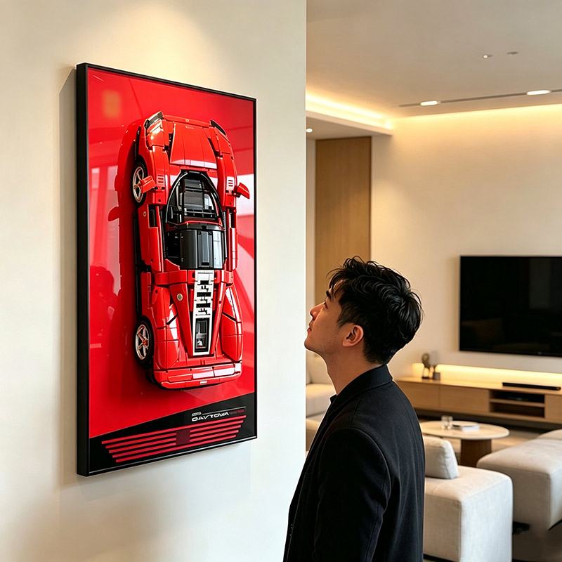 ชั้นวางจอแสดงผลแบบติดผนัง ใช้ไ - Model Kit Ferrari บทวิจารณ์และราคา