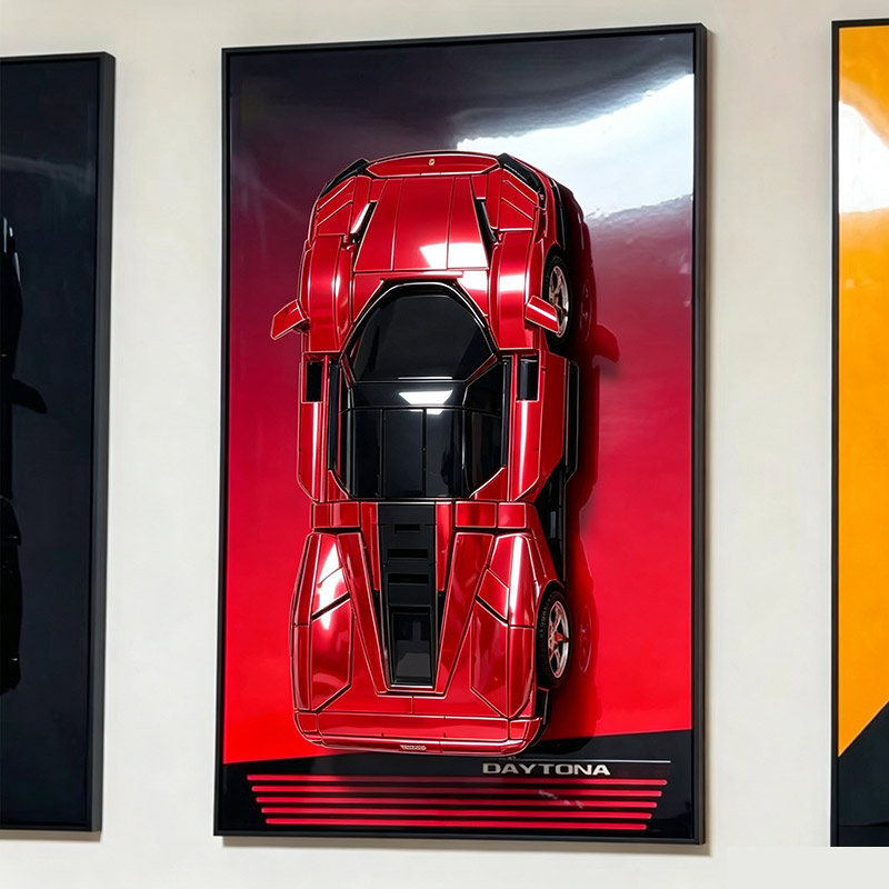 ชั้นวางจอแสดงผลแบบติดผนัง ใช้ไ - Model Kit Ferrari บทวิจารณ์และราคา
