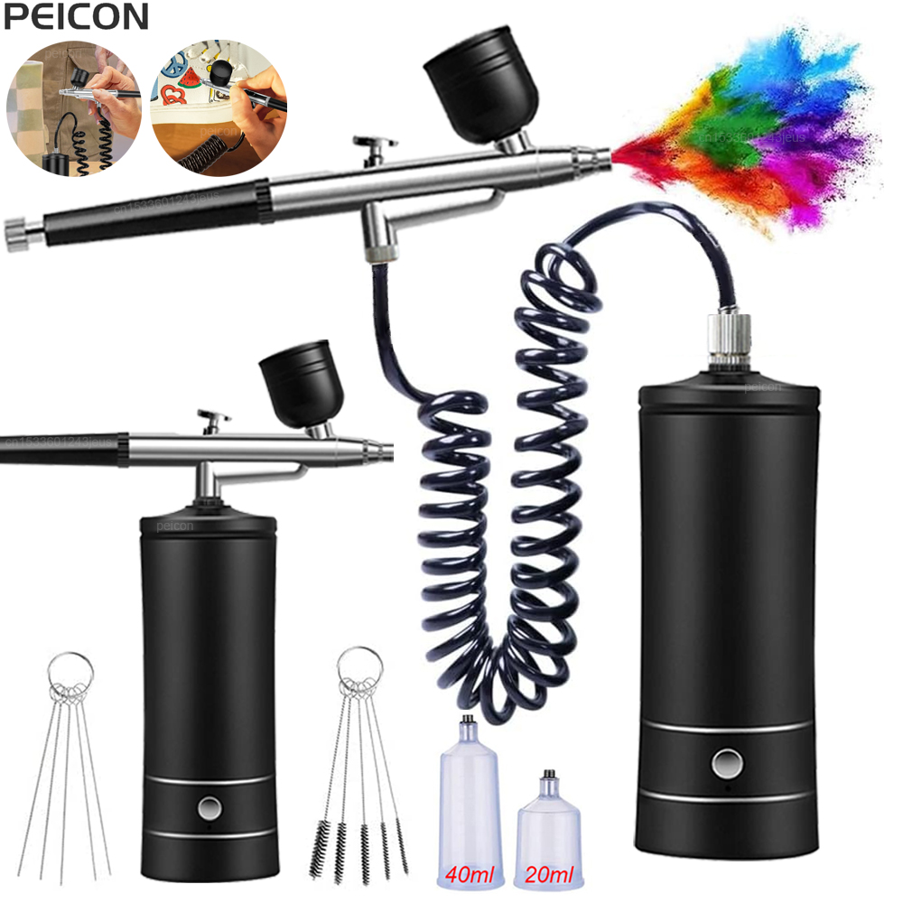 แอร์บรัชพร้อมคอมเพรสเซอร์ แอร์ - Airbrush Compressor Kit บทวิจารณ์และราคา