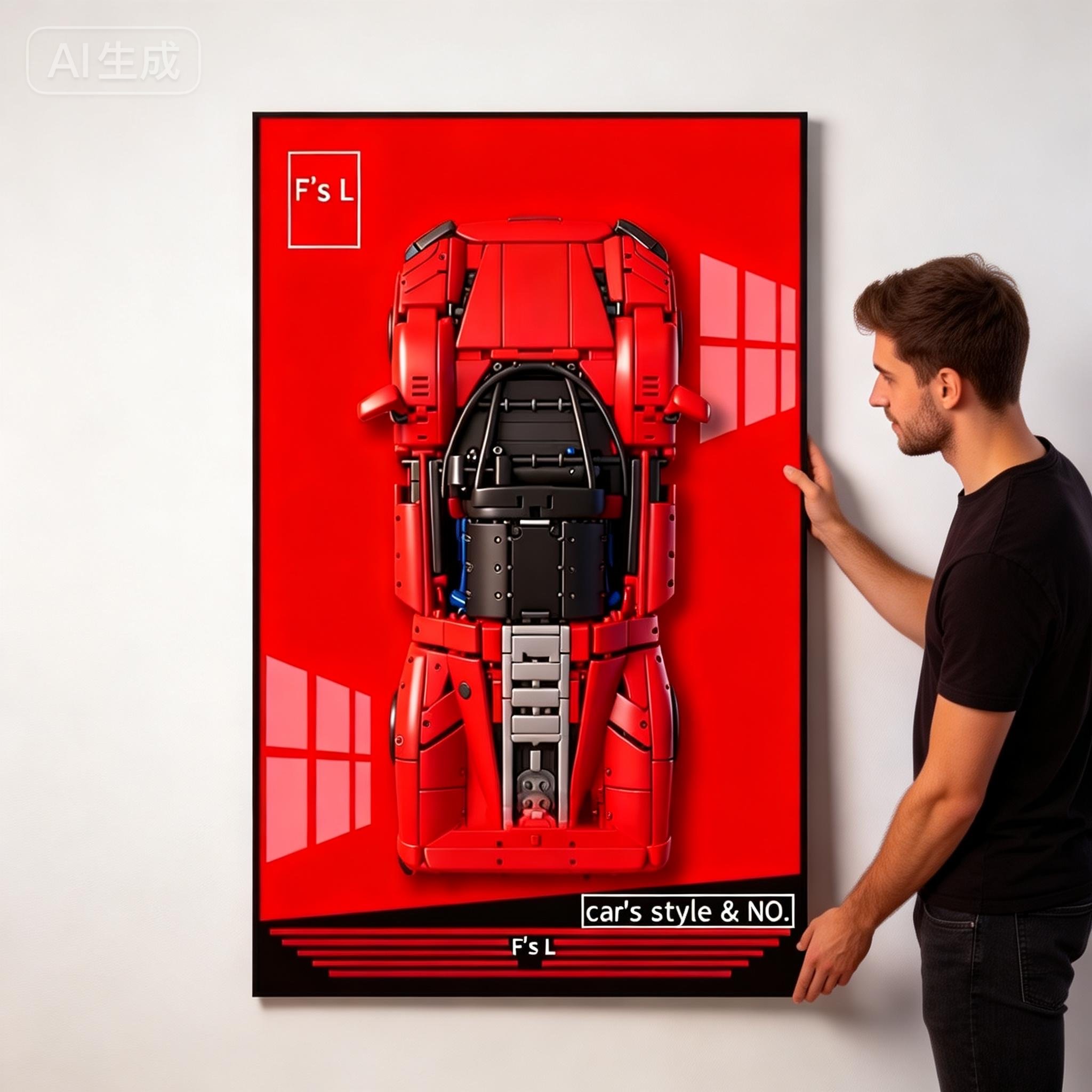 ใหม่กรอบรูปติดผนังเหมาะสำหรับ  - Model Kit Ferrari บทวิจารณ์และราคา