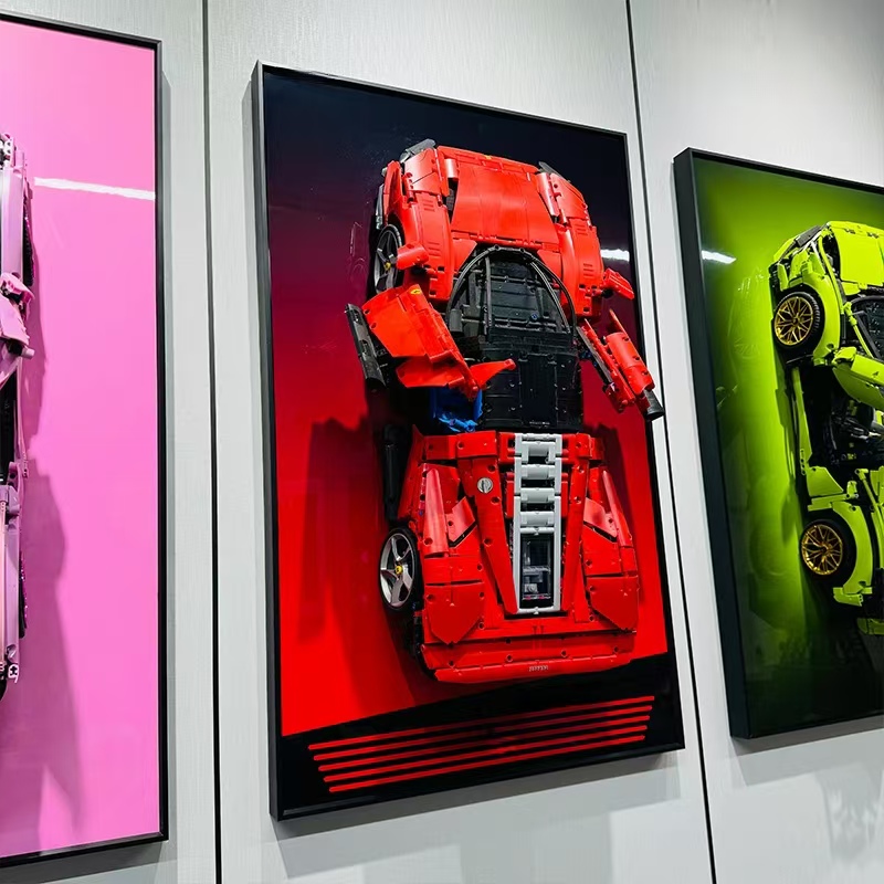 แผ่นติดผนังสำหรับโชว์ เหมาะสำห - Model Kit Ferrari บทวิจารณ์และราคา