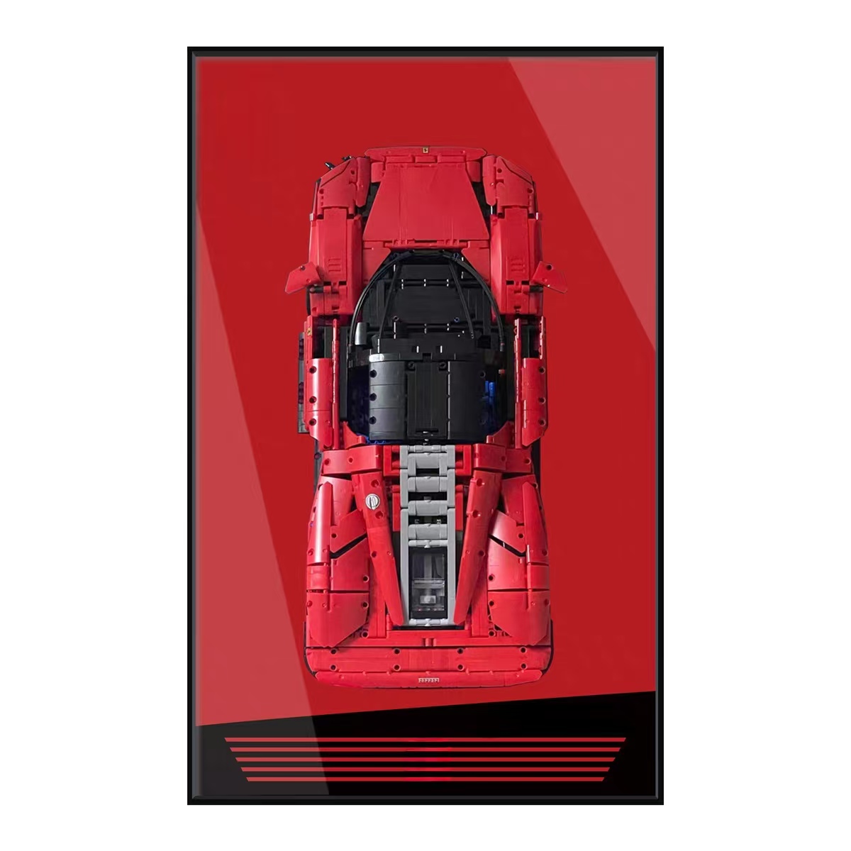 แผ่นติดผนังสำหรับโชว์ เหมาะสำห - Model Kit Ferrari บทวิจารณ์และราคา