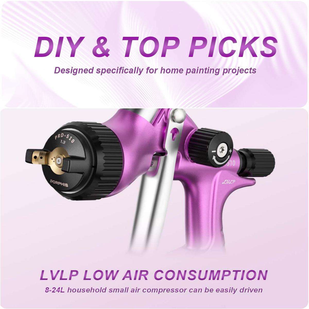 ปืนพ่นสีแบบ LVLP รุ่น PORPHIS  - Airbrush Compressor Kit บทวิจารณ์และราคา