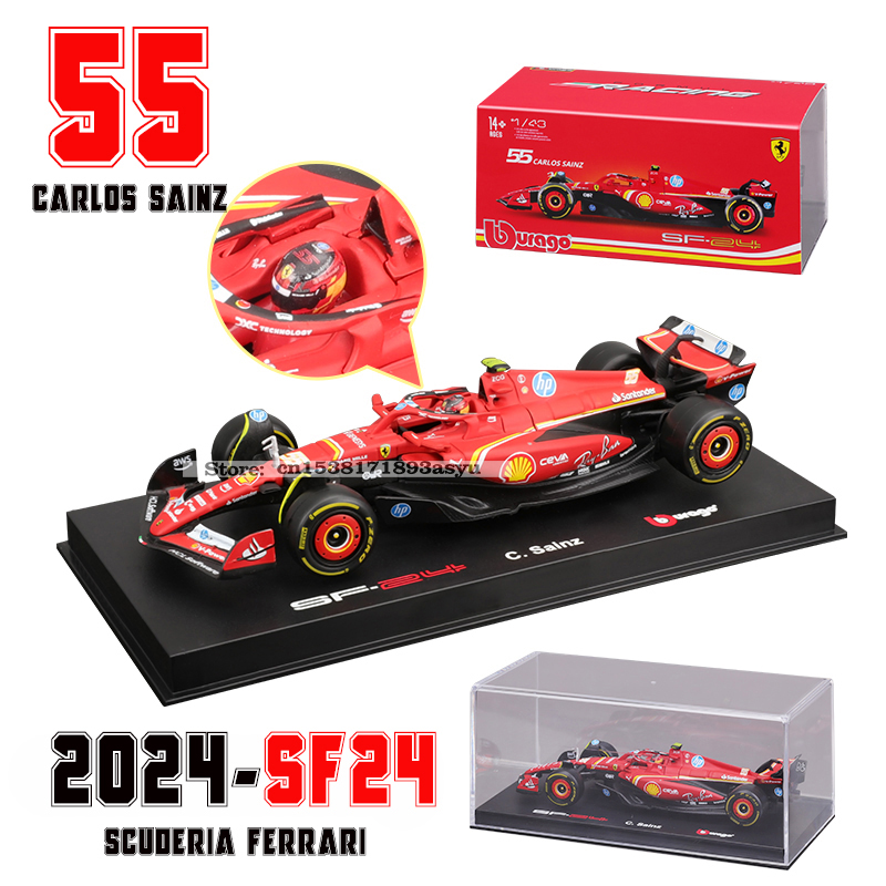Bburago 1:43 f1 2024 Ferrari S - Model Kit Ferrari บทวิจารณ์และราคา