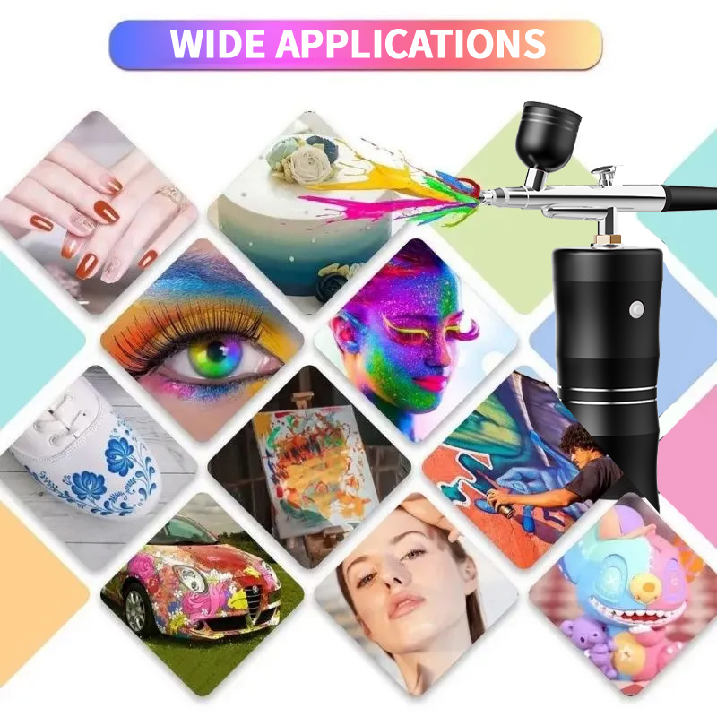 สเปรย์ออกซิเจน Mini Air Compre - Airbrush Compressor Kit บทวิจารณ์และราคา