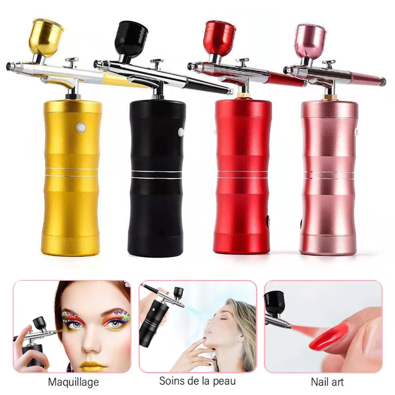 สเปรย์ออกซิเจน Mini Air Compre - Airbrush Compressor Kit บทวิจารณ์และราคา